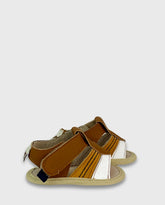 Sandalias Sin Suela Velcro Café Melosos